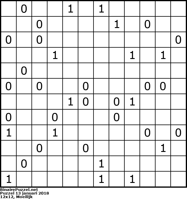 Binaire Puzzel
