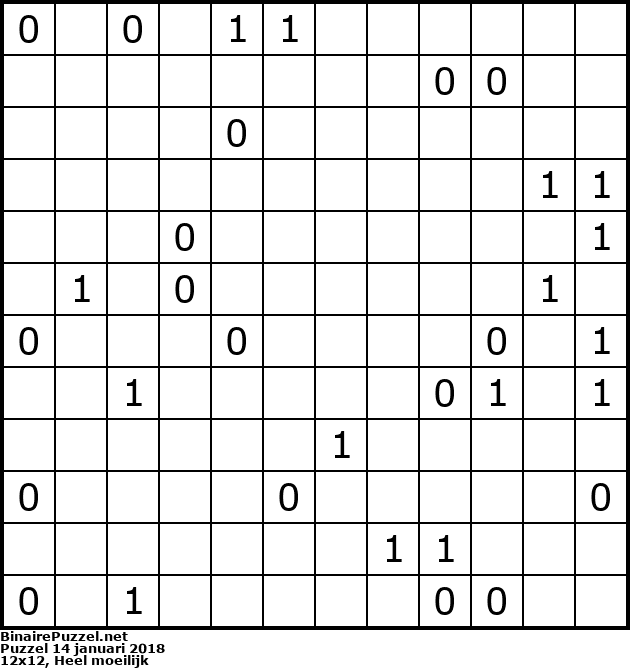 Binaire Puzzel