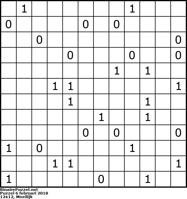 Binaire Puzzel