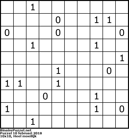 Binaire Puzzel
