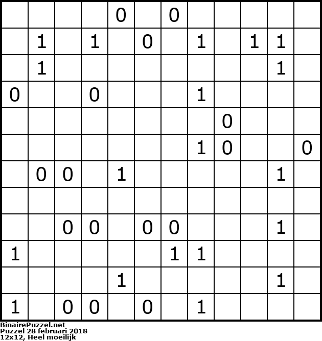 Binaire Puzzel