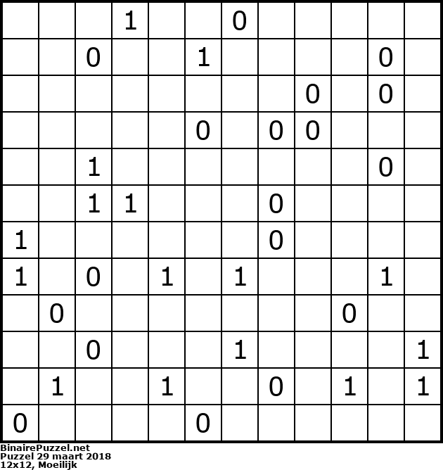 Binaire Puzzel