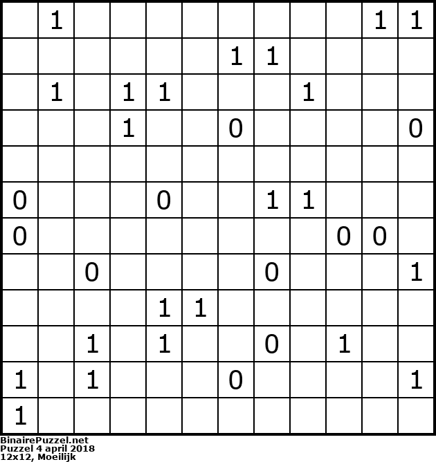 Binaire Puzzel