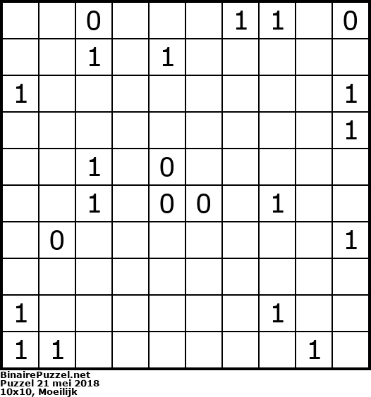 Binaire Puzzel