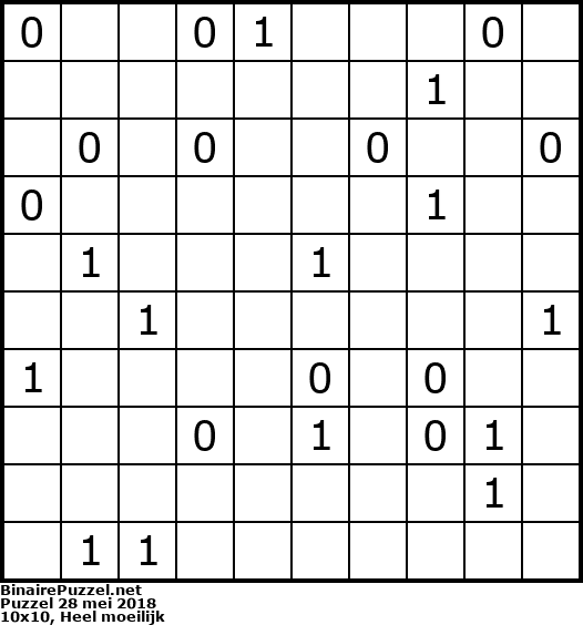 Binaire Puzzel