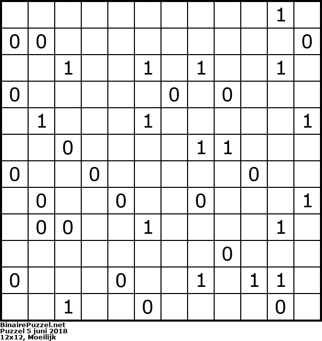 Binaire Puzzel