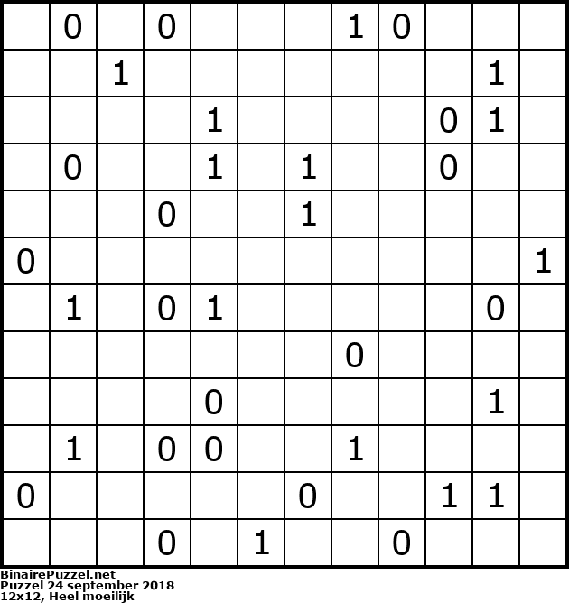 Binaire Puzzel
