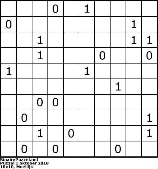 Binaire Puzzel