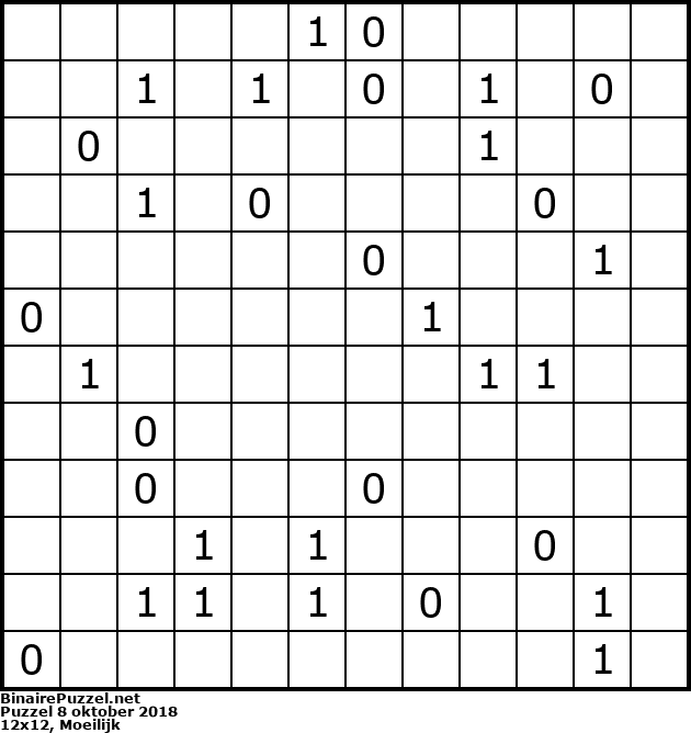 Binaire Puzzel