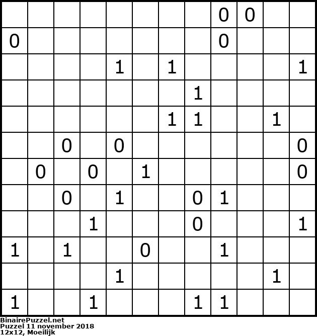 Binaire Puzzel