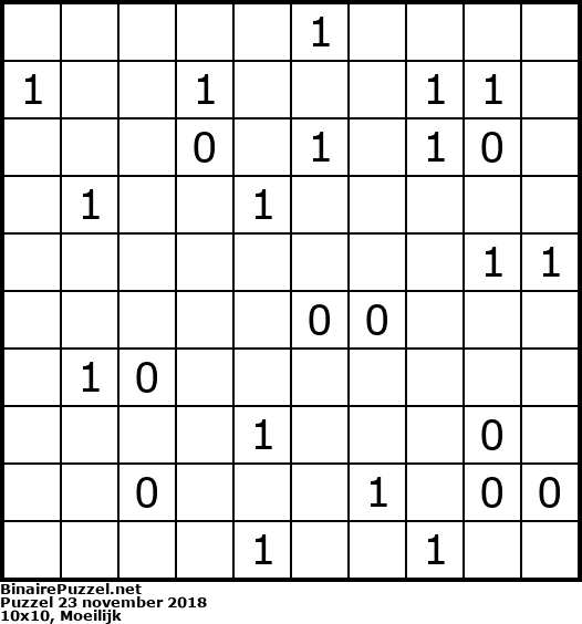 Binaire Puzzel