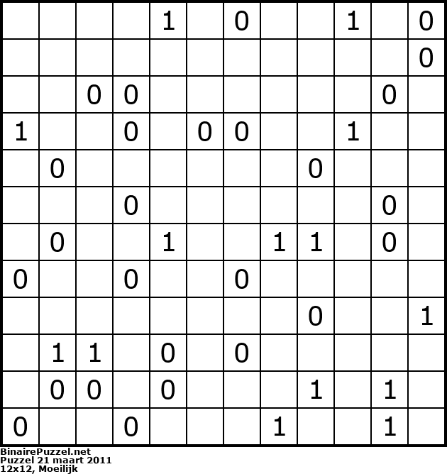 Binaire Puzzel