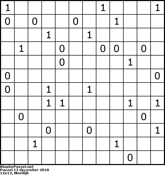 Binaire Puzzel