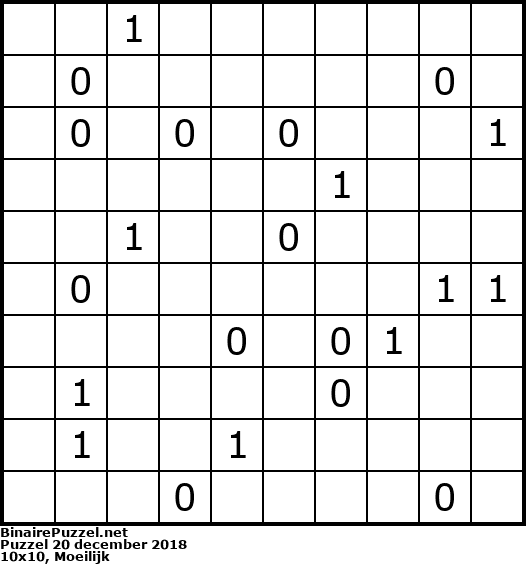Binaire Puzzel