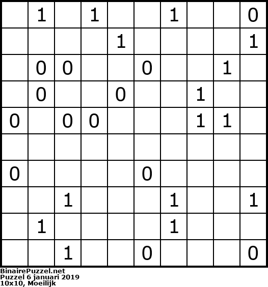 Binaire Puzzel