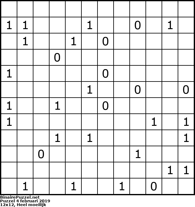 Binaire Puzzel