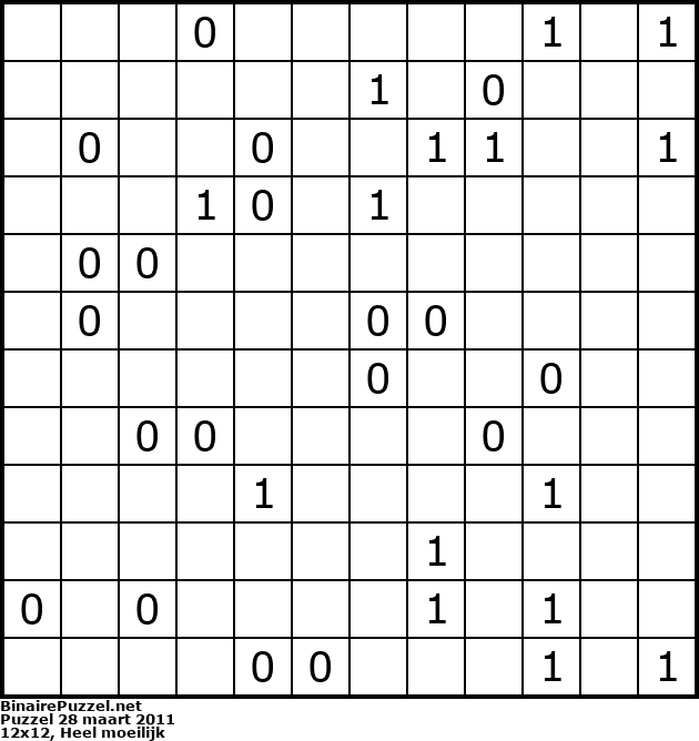 Binaire Puzzel