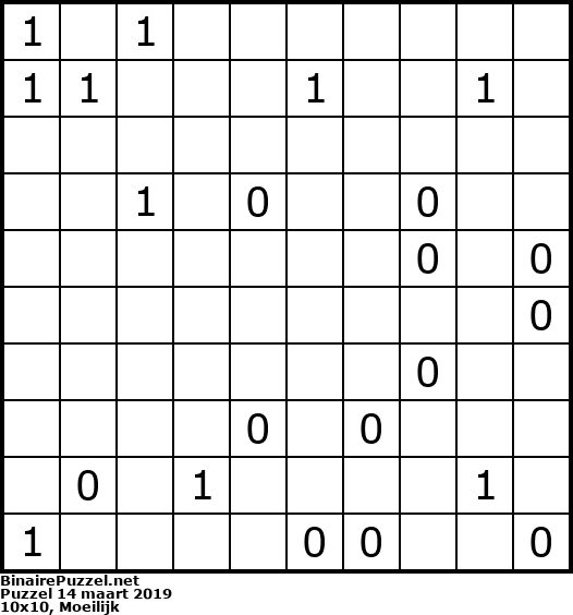 Binaire Puzzel