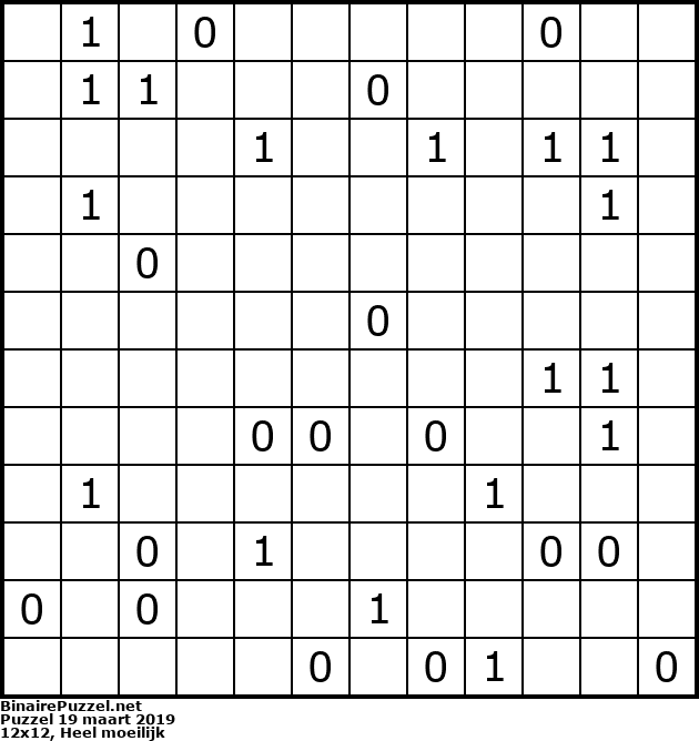 Binaire Puzzel