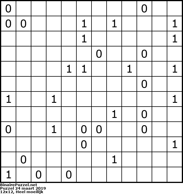 Binaire Puzzel