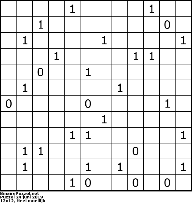 Binaire Puzzel