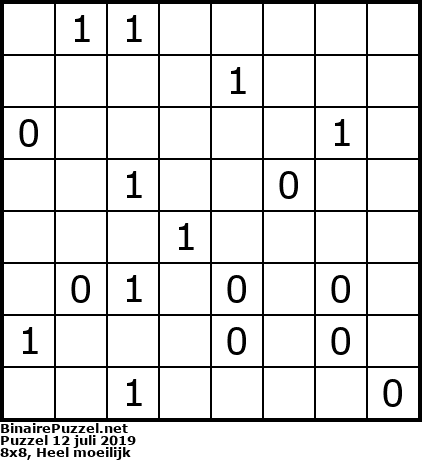 Binaire Puzzel