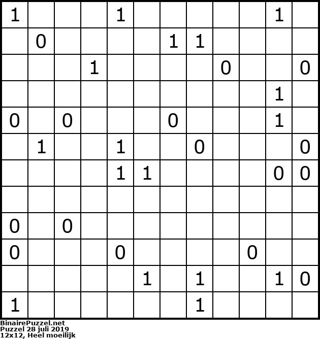 Binaire Puzzel
