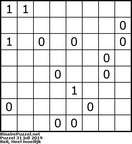 Binaire Puzzel