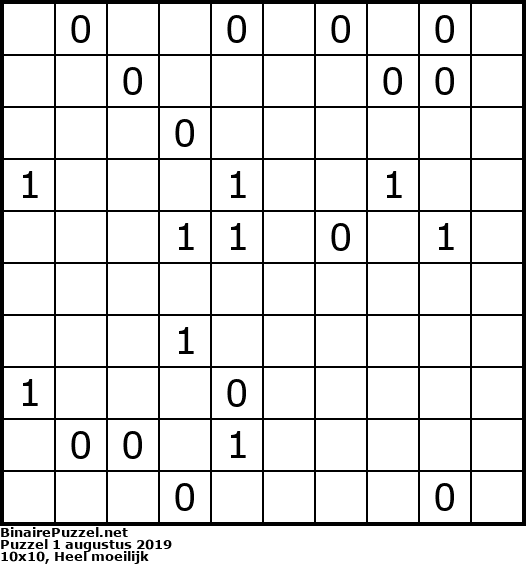 Binaire Puzzel