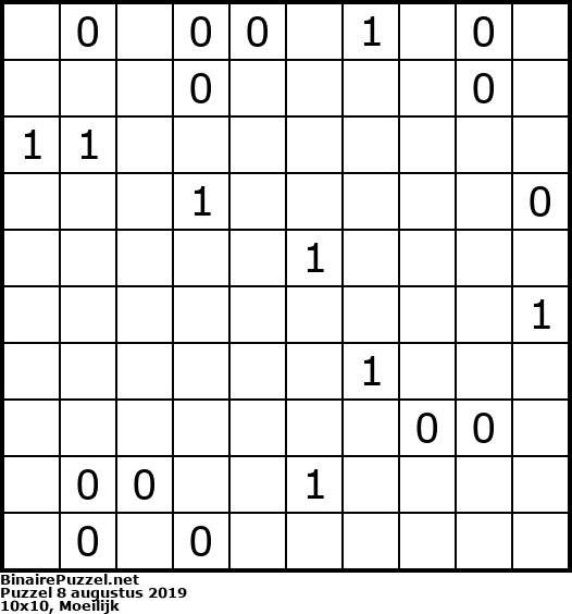 Binaire Puzzel