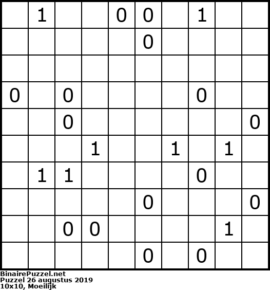 Binaire Puzzel