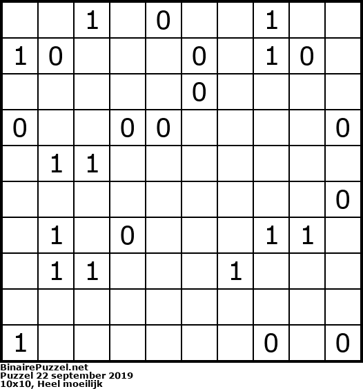 Binaire Puzzel