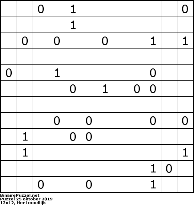 Binaire Puzzel