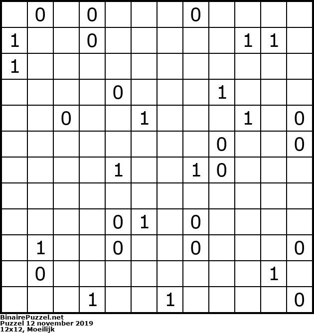 Binaire Puzzel