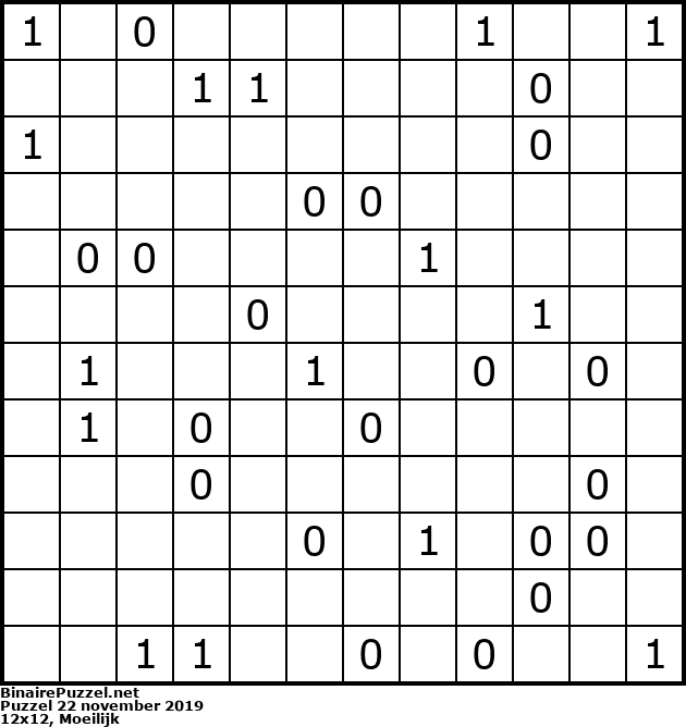 Binaire Puzzel