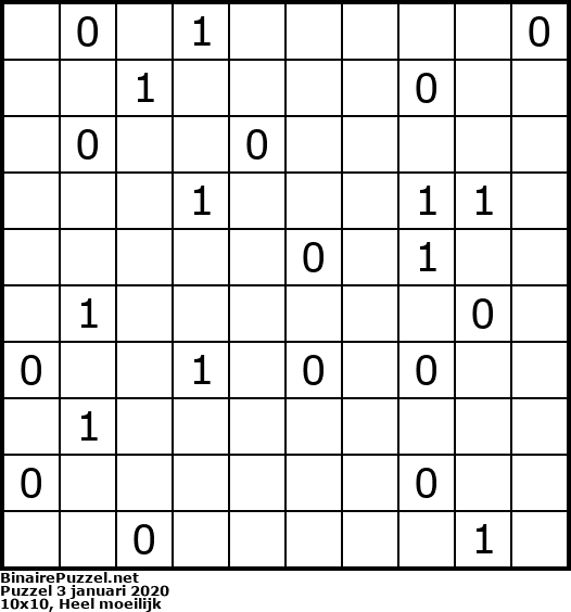 Binaire Puzzel