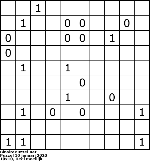 Binaire Puzzel