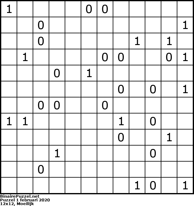Binaire Puzzel