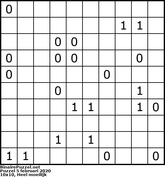 Binaire Puzzel