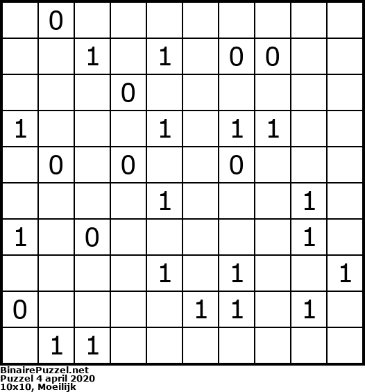 Binaire Puzzel