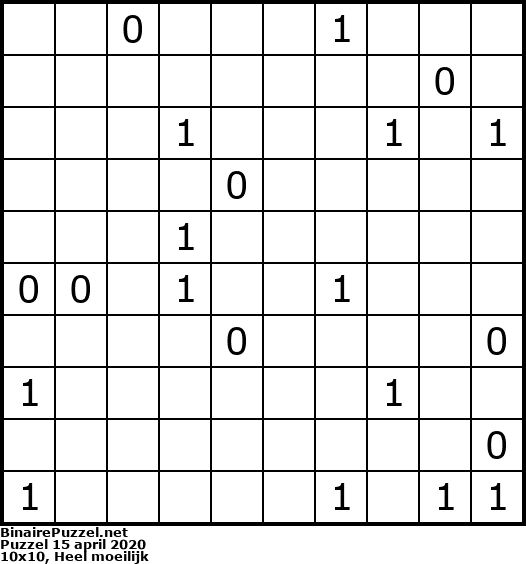 Binaire Puzzel