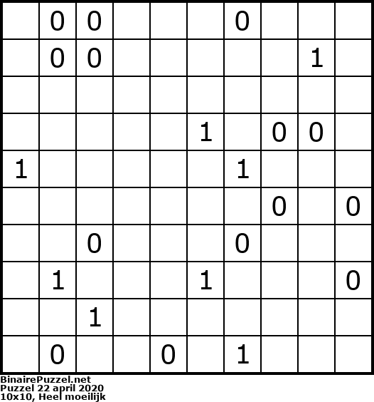 Binaire Puzzel