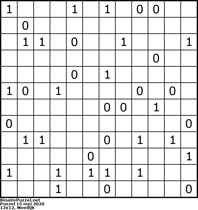 Binaire Puzzel