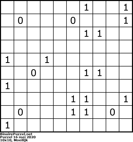 Binaire Puzzel