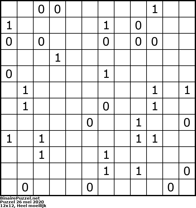 Binaire Puzzel