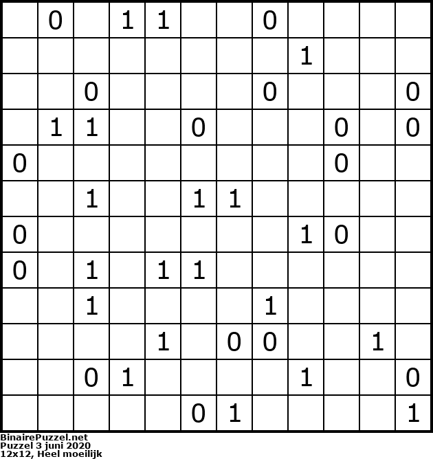 Binaire Puzzel