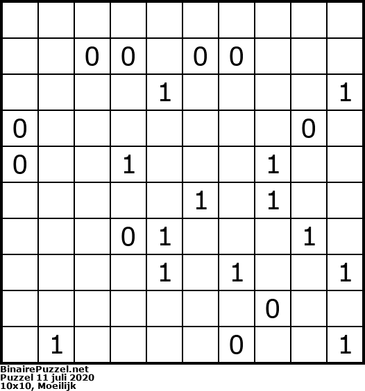 Binaire Puzzel