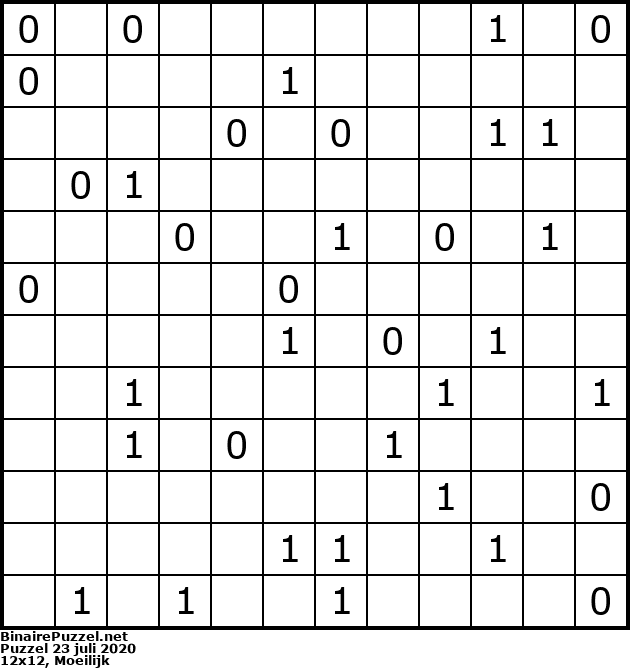 Binaire Puzzel