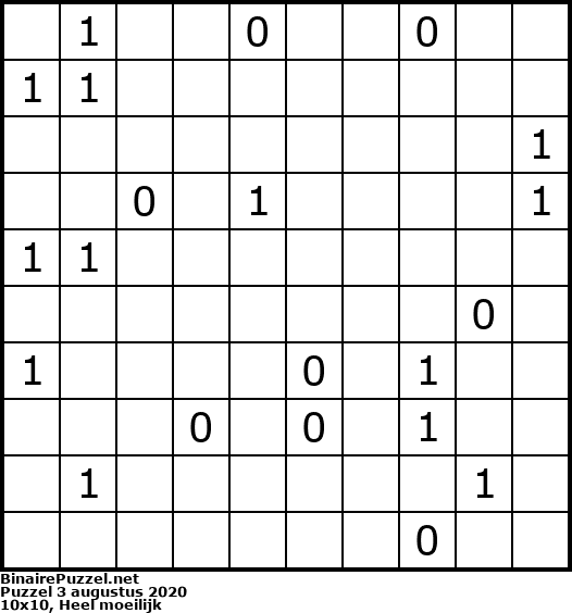 Binaire Puzzel