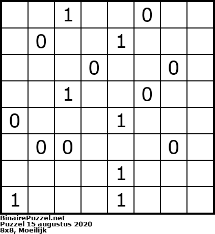 Binaire Puzzel